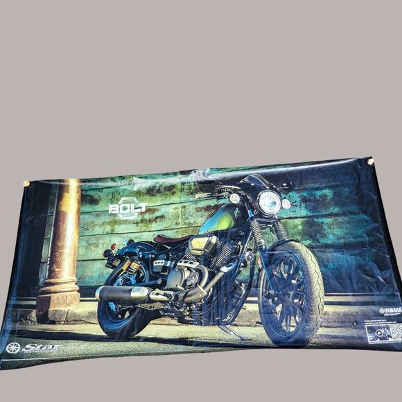 Other - Yamaha Star Motorcycle Bolt R-Spec Vinyl Banner Dealer Garage Shop Sign 8'x4'